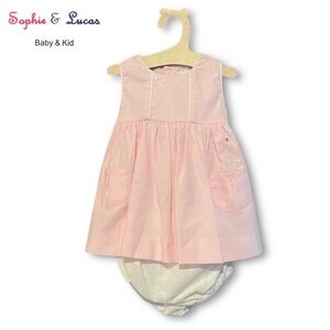 Sophie and Lucas Charming Pink Dress with Flowers